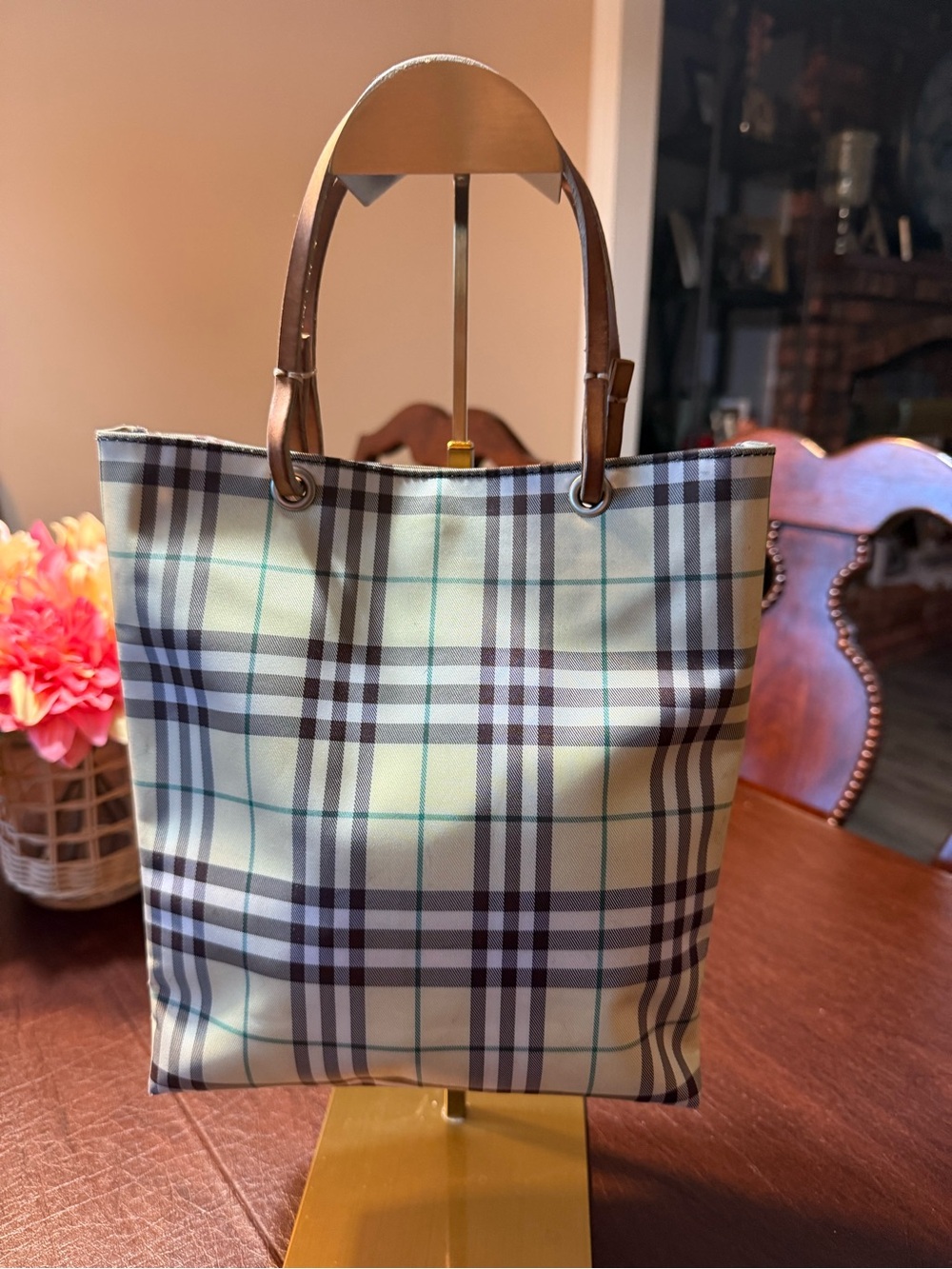 Burberry London Nova Check Mini Tote